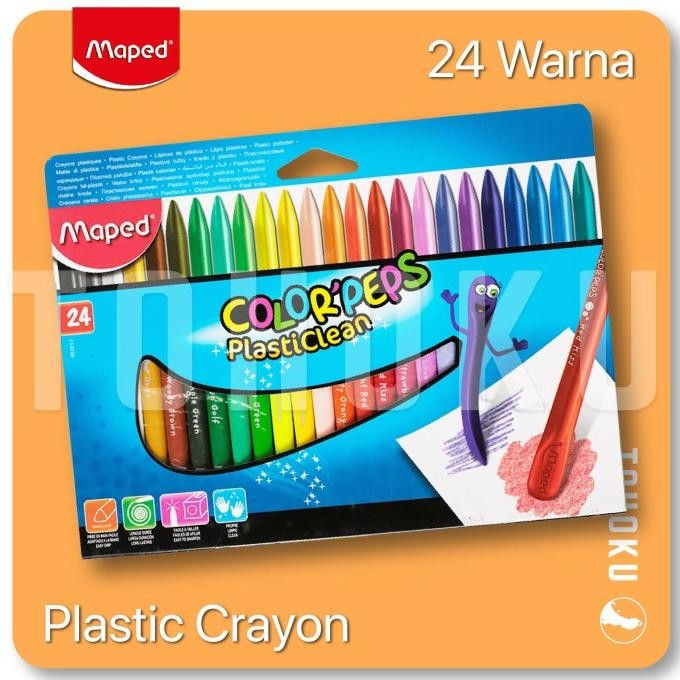 

MURAH Maped Plasticlean Crayon - Krayon Plastik Sekolah 36