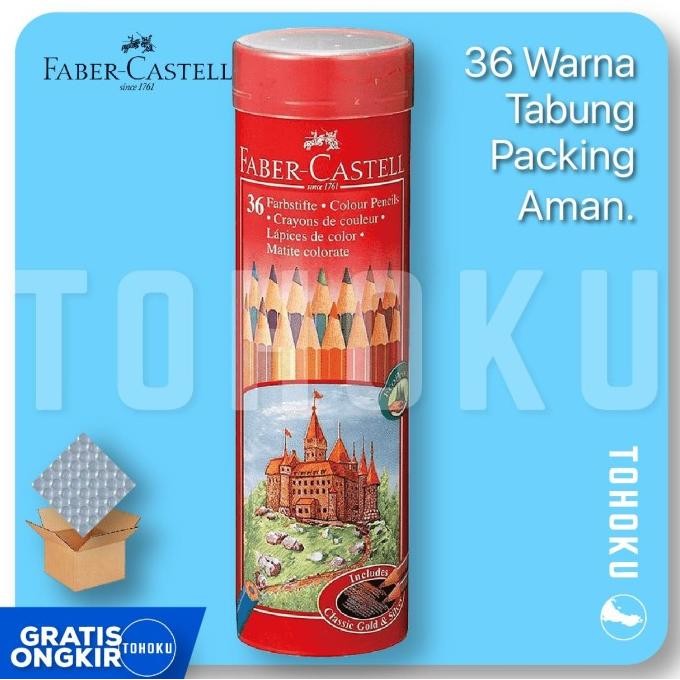 

HOT SALE Pensil Warna Kaleng 36 Warna - Faber Castell