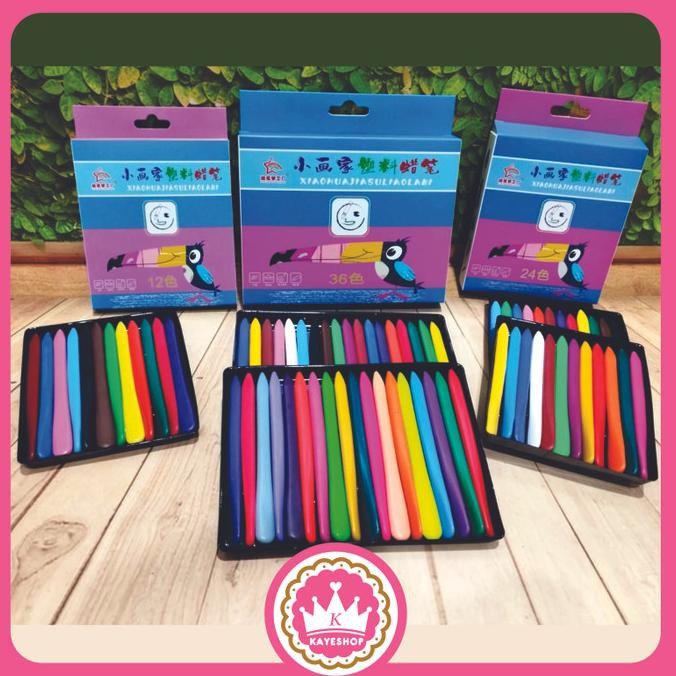 

JUAL Crayon Triangle Non Toxic Anti Kotor Aman untuk Anak
