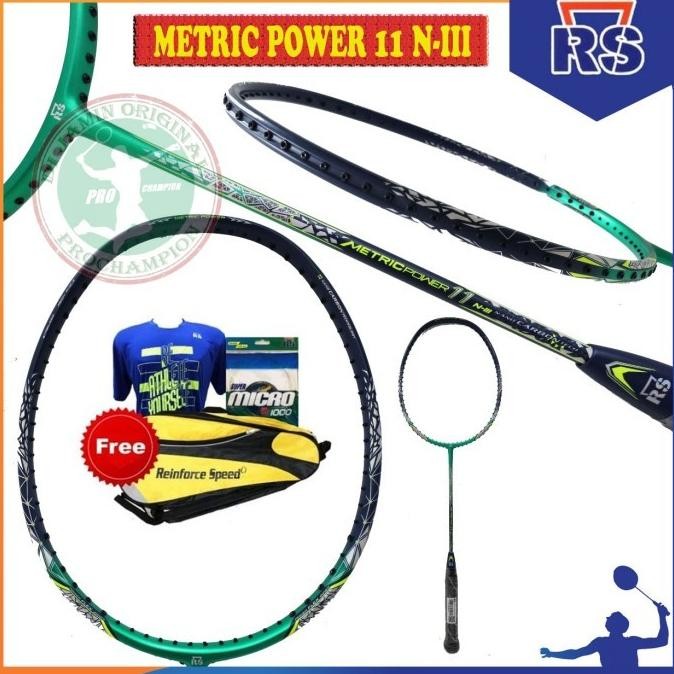 Diskon Reinforce Speed Rs Metric Power 11 N Iii / Mp11 Niii Raket Original