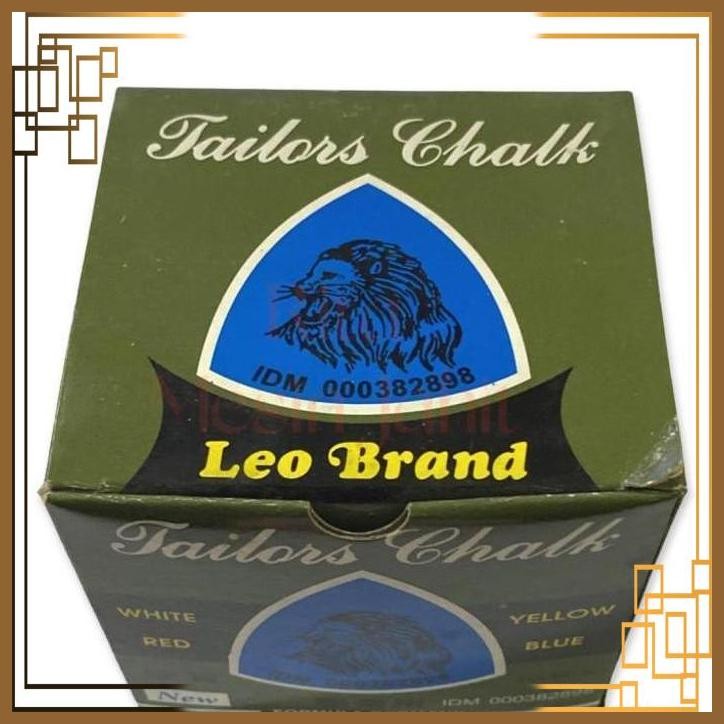 

[RMJ] SATU KOTAK KECIL KAPUR LEO BRAND SEGITIGA WARNA BIRU