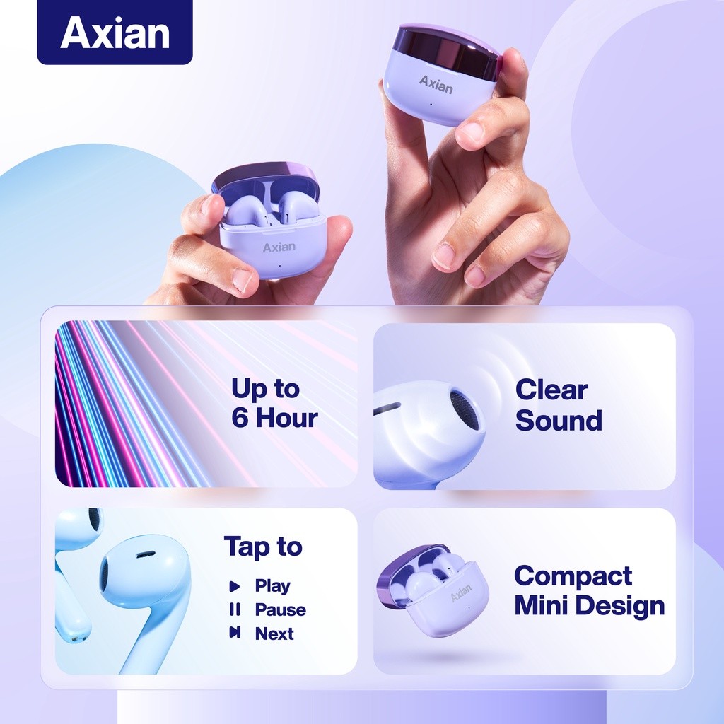 BIG SALE Axian Cetho 1 True Wireless Bluetooth Earphone Mini TWS