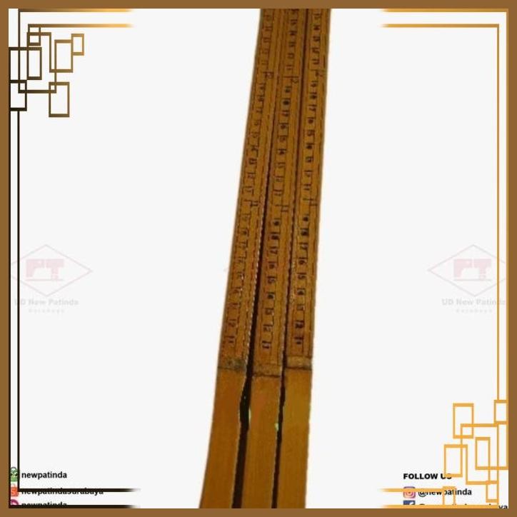 

[NPD] PENGGARIS KAYU KOTAK 1 METER