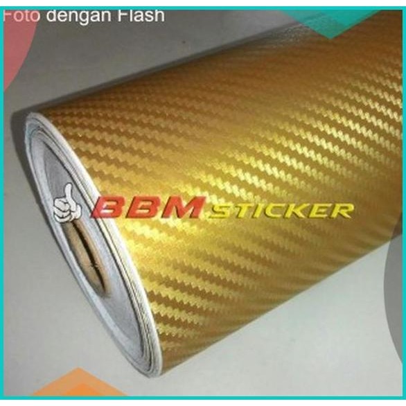 

Bahan Stiker Carbon 3d warna Gold lebar 45cm 07D35Z4 sale now