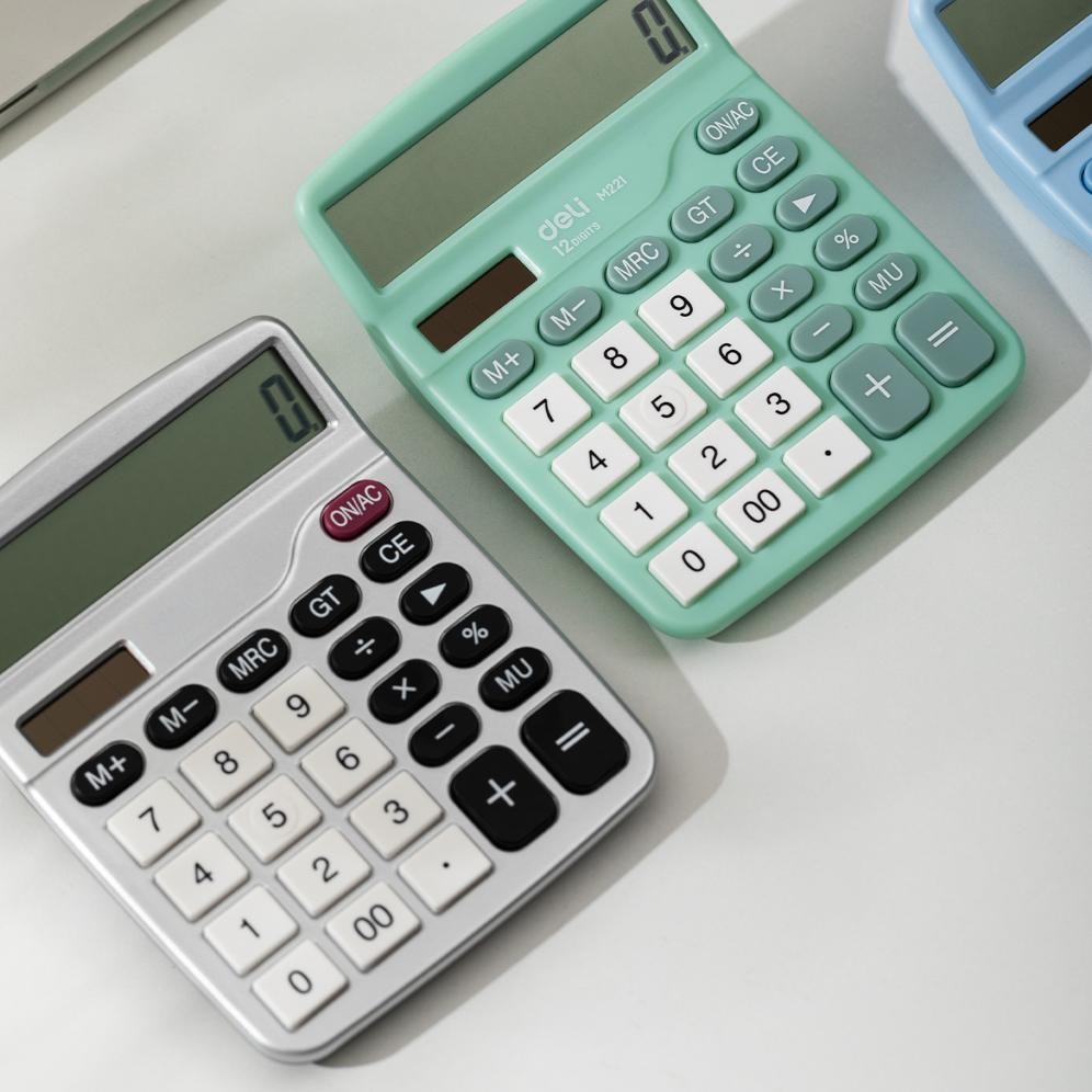 

TERMURAH Deli Kalkulator Meja / Desktop Calculator Layar 12 Digit Warna Lucu EM221 -100