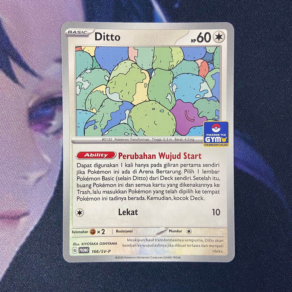 pokemon (ID) ditto gym - PROMO 166/SV-P - NO FOIL