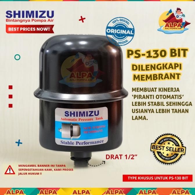 TABUNG / TANGKI POMPA AIR SHIMIZU PS-130 BIT (ORIGINAL) HEMAT