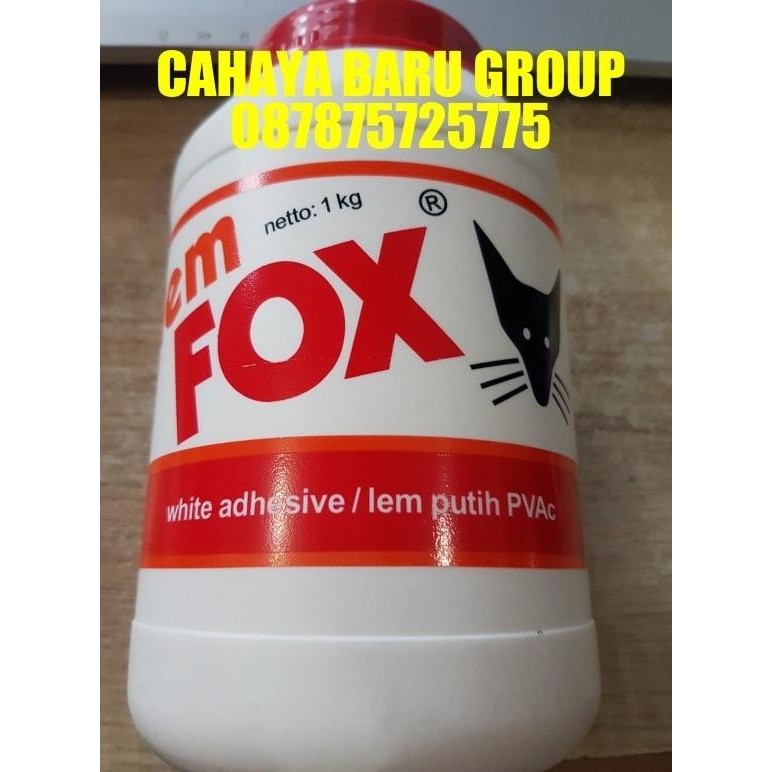 

Promo LEM FOX PUTIH BOTOL 1 KG COD