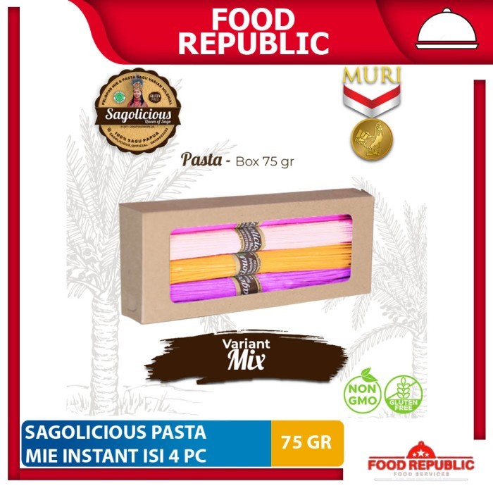 

Sagolicious Mie Instan Pasta Sagu Sehat Gluten Free Low GI Halal Enak