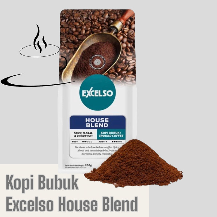 

HOT SALE! Kopi Bubuk Excelso House blend 200g