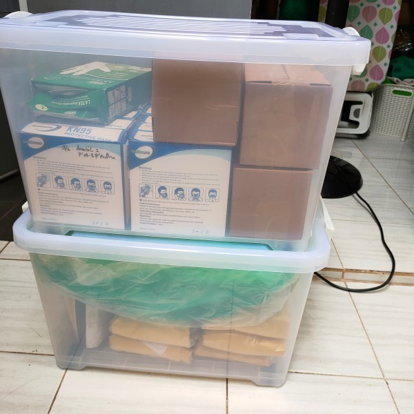 Kiramas Kontainer Box / Kontainer Plastik 75 Liter Transparan 1039 Ar