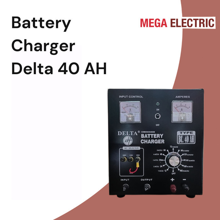 Jual Batery Charger Cas Aki Delta 40A Dt 440C ( Cas Byk Aki)