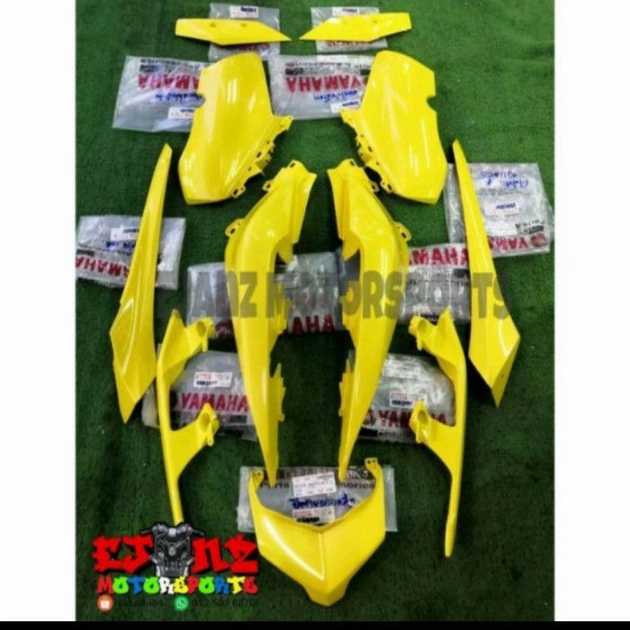 Cover body halus fullset Yamaha XMAX Original Kuning