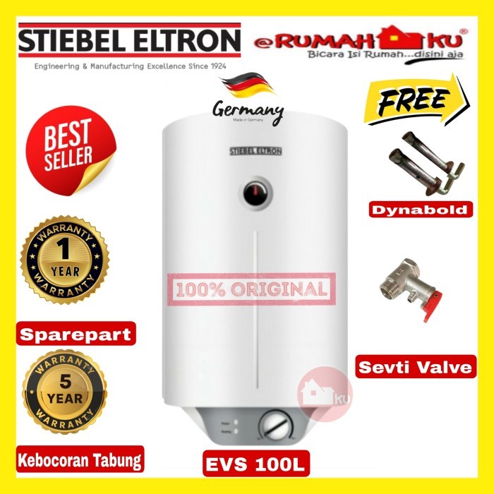 STIEBEL ELTRON EVS 100 Water Heater Electrik 100liter Vertikal