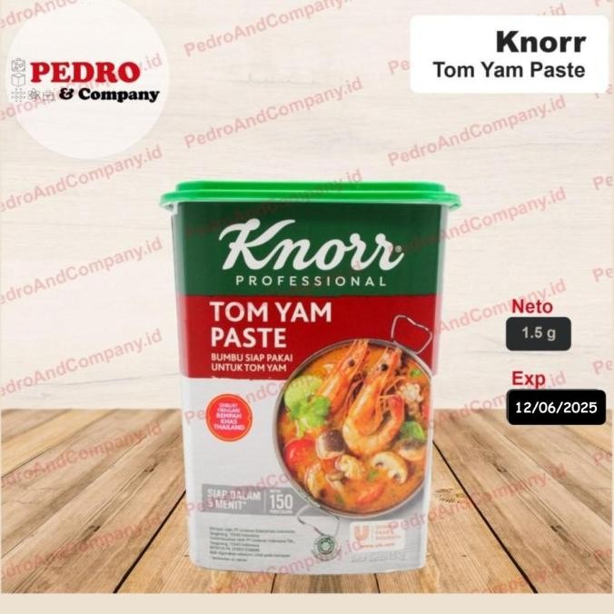 

knorr tom yam paste 1.5 kg bumbu siap pakai