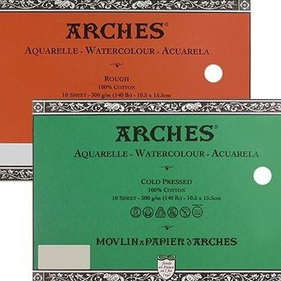 

Arche Watercolor R Cold Preed 300Gm 10.5 Cm 15.5Cm