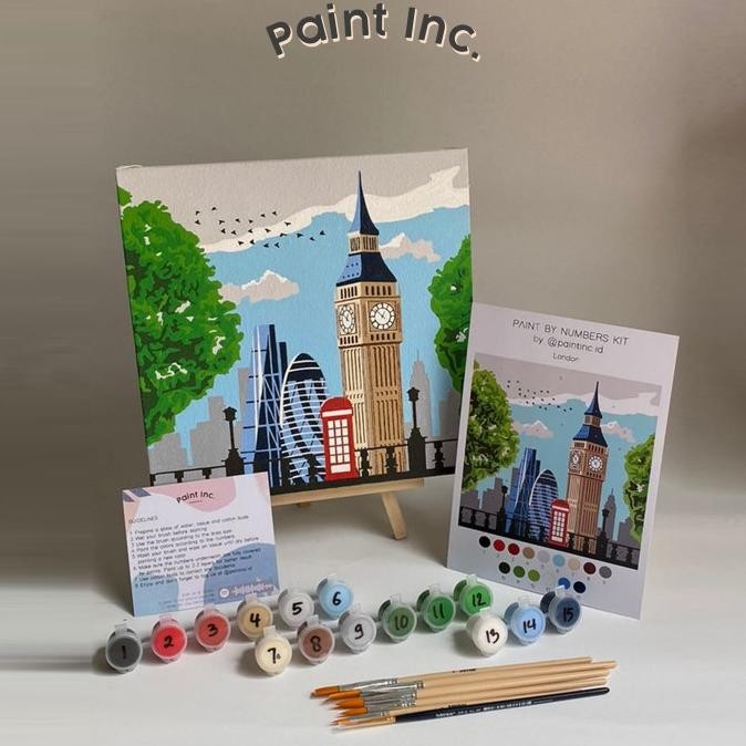 

Paint by Numbers Kit: London | Paint Inc. ID | Paint by Number | Paint