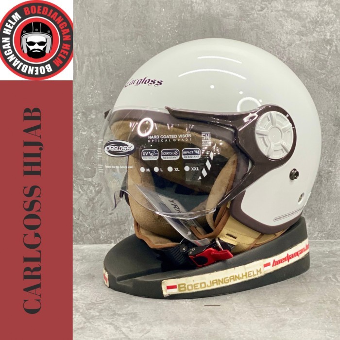 CARGLOSS HELM YR HIJAB WHITE YRH YR GHOTIC RETRO CARGLOSS