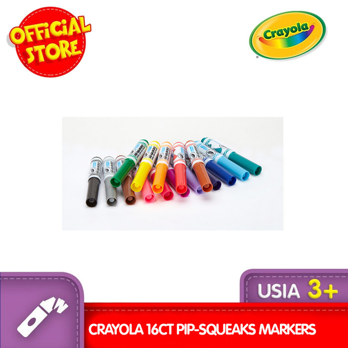 

SALE TERLARIS CRAYOLA 16CT PIP-SQUEAKS MARKERS READYY