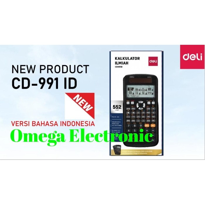 

Deli CD-991ID Scientific Calculator FX CD 991 ID Kalkulator Ilmiah