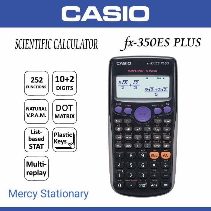 

Calculator Casio FX-350 ES Plus Kalkulator Scientific