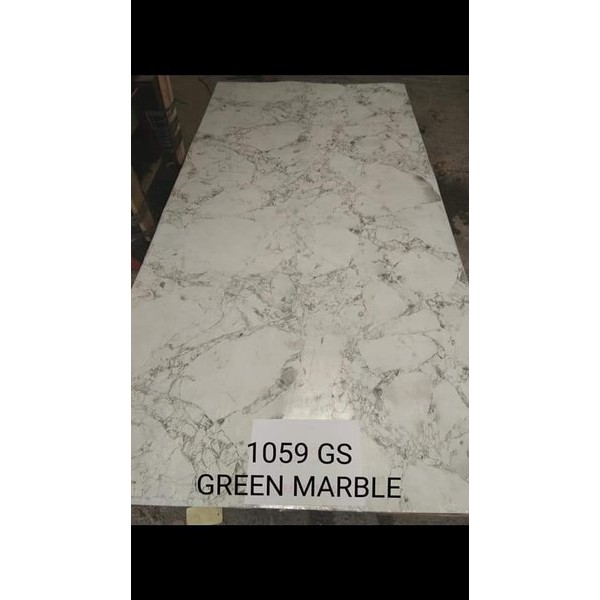 PROMO Hpl Green Marble WINSTON not Formica Taco Pressure Decorative Laminate Premium Lapisan