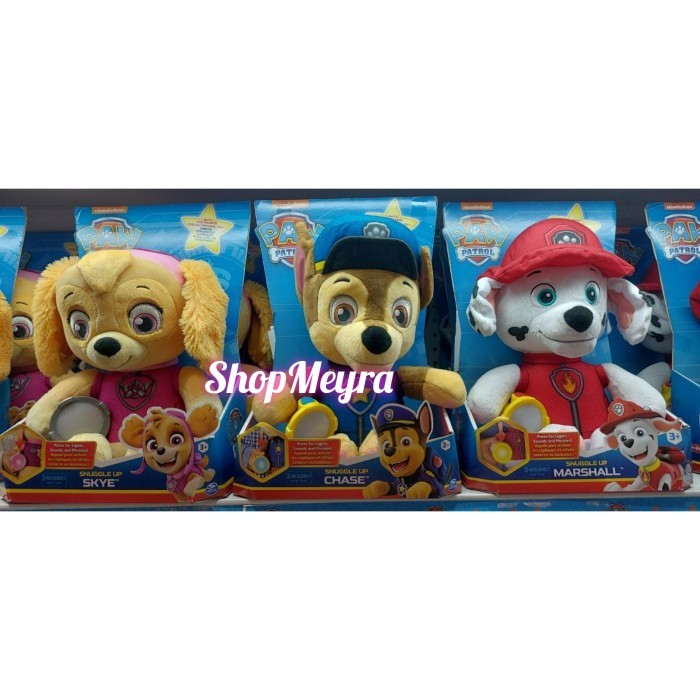 Paw Patrol Snuggle Up Marshall / Skye Plush - Original