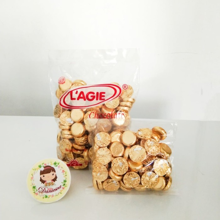 

500Gr Coklat Lagie Golden Coin Isi Kismis