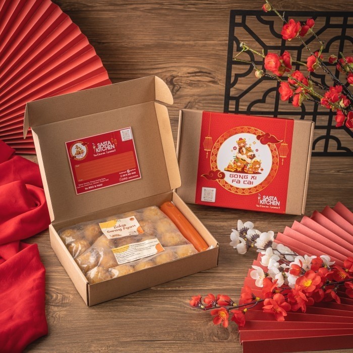 

Hampers Imlek /Parcel/ Bingkisan Imlek Bakso Goreng Ayam