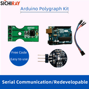 LabTestKit DIY Polygraph Test Lie Detector for Arduino Kit Pulse EEG Sensor Heart Rate Blood Pressur