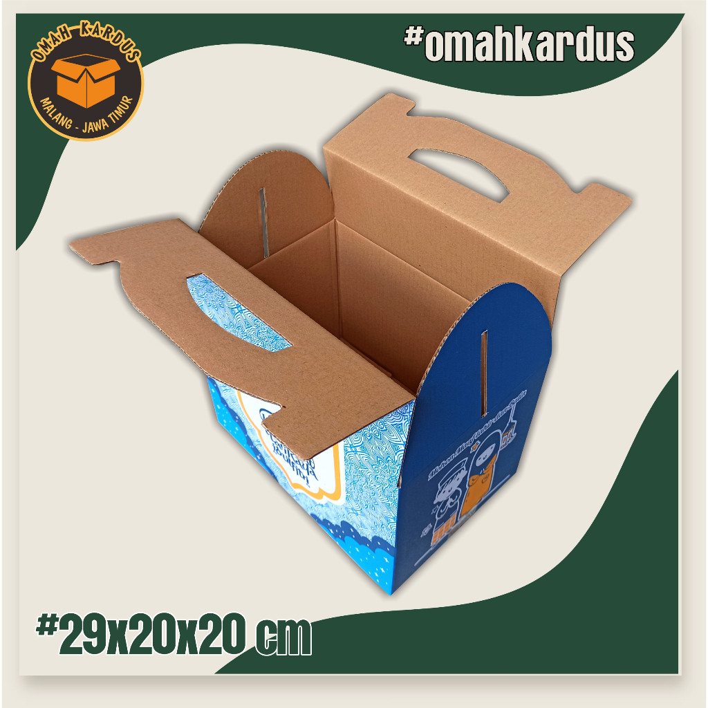 

Box Parcel 29X20X20Cm / Kardus Box Parcel Lebaran Model Jinjing / Box Lebaran / Box Idulfitri