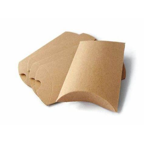 

Pillow Box Packaging Souvenir Gift Pillow Box Tali Rami Murah Bahan Coklat Dan Putih