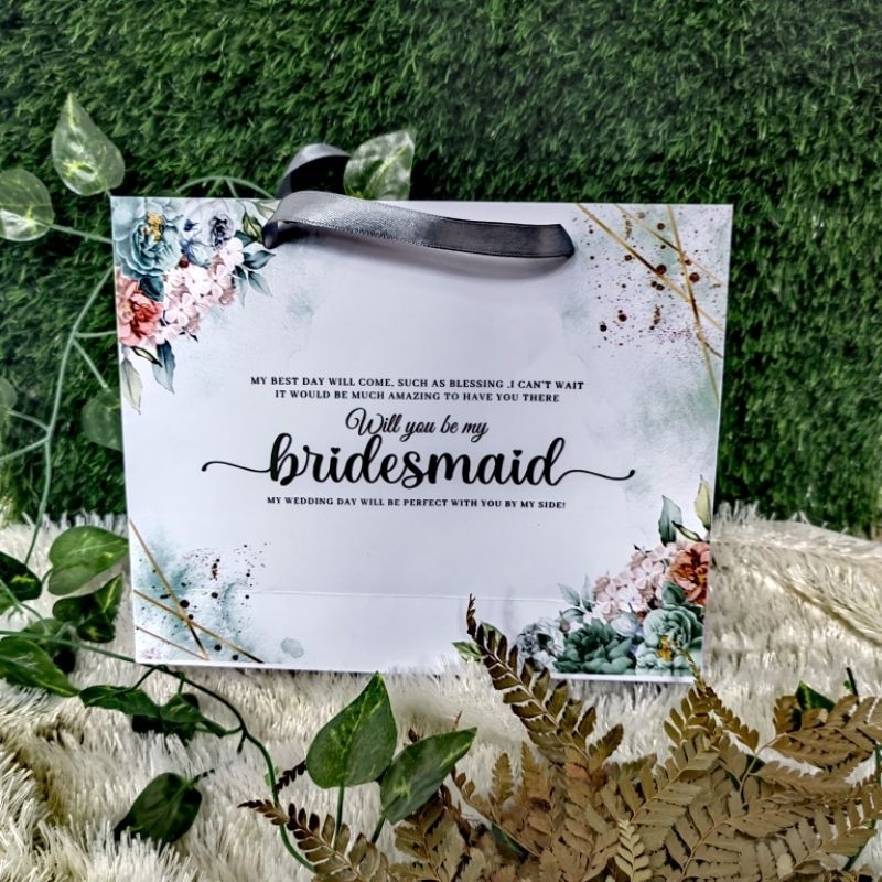 

[Free Nama]Paperbag Bridesmaid Aesthetic/Kado Bridesmaid