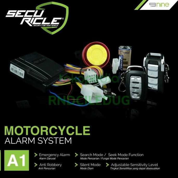 TERBARU KUNCI PENGAMAN MOTOR ALARM MOTOR REMOTE LUMINOS NINE9
