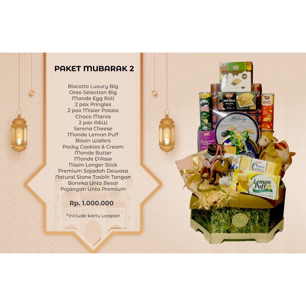 

Parsel Ramadan Idul Fitri Hampers Hadiah Makanan Kue Kering Premium