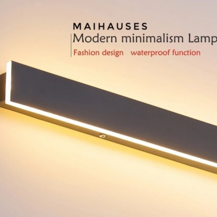 LAMPU DINDING TEMBOK TAMAN HIAS LED MODEL PANJANG / LAMPU OUTDOOR LED