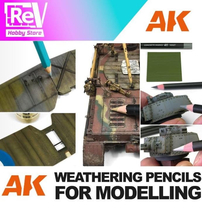 

Promo AK WEATHERING PENCILS PENSIL WEATHERING AK10021-AK10042 COD