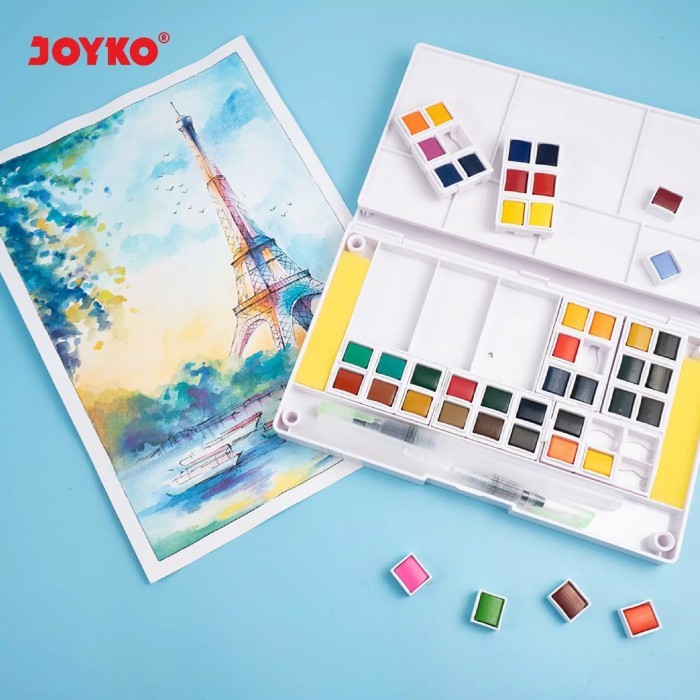 

TERBARU Joyko Watercolor Cat Air Joyko 48 Colors 48 Warna WC-2003