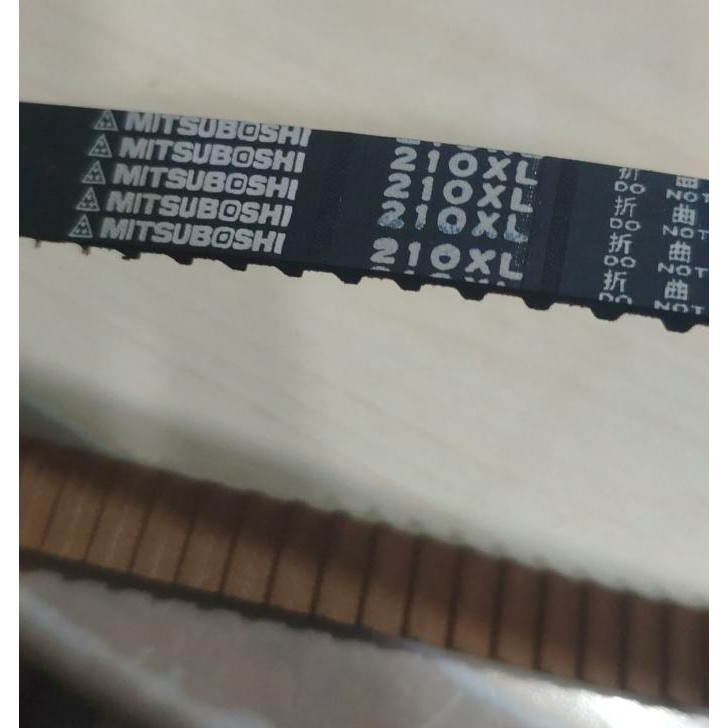 

TIMING BELT 210XL MITSUBOSHI / TALI DINAMO MESIN JAHIT OVERDECK