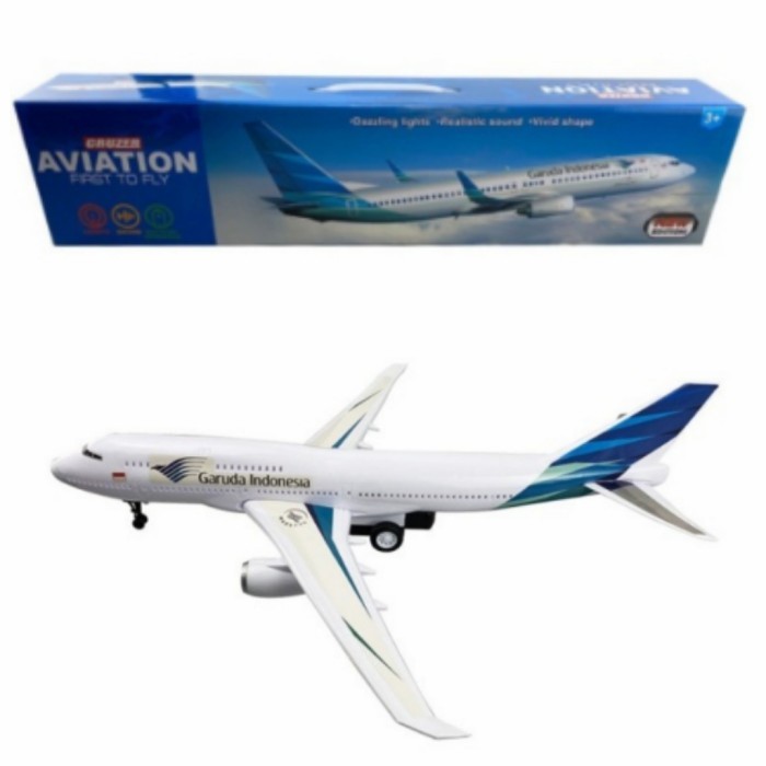 Best seller ~`~ Cruzer Aviation First to Fly Garuda Indonesia Pesawat Mainan ~~~