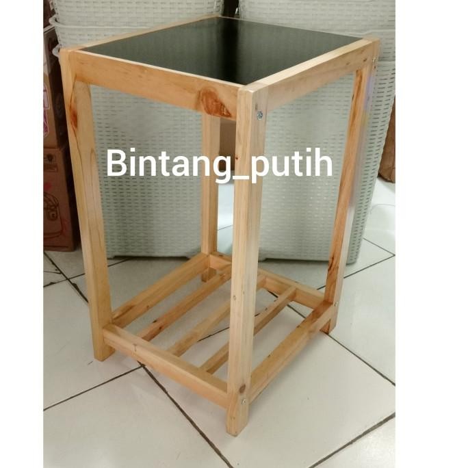 MEJA DISPENSER / MEJA DISPENSER KAYU / RAK DISPENSER SERBAGUNA