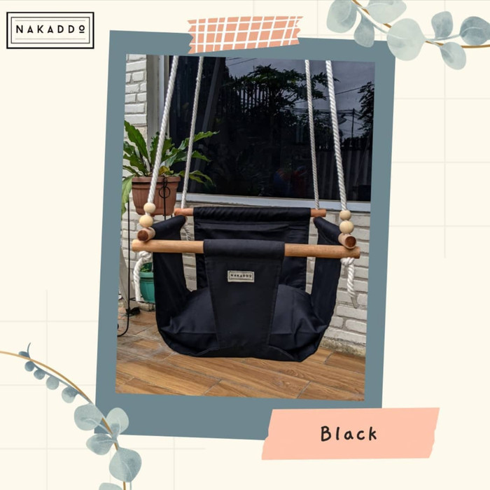 NEWW Ayunan Bayi / Balita / Anak NAKADDO Black