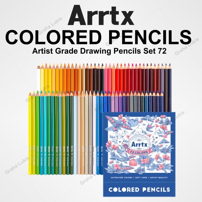 

MURAH Arrtx Artist Colored Pencil / Pensil Warna Set 72