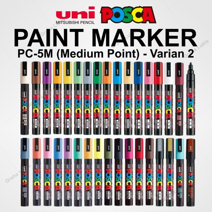 

HRG DISKON Uni Posca Paint Marker PC-5M Medium Point Varian 2
