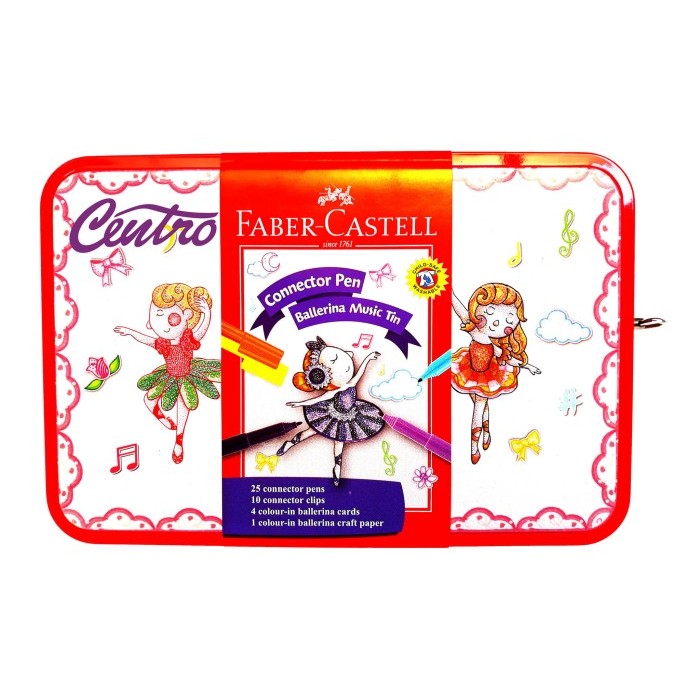 

DISKON Faber-Castell Connector Pen Ballerina Music Box Hadiah Kreatif Mainan