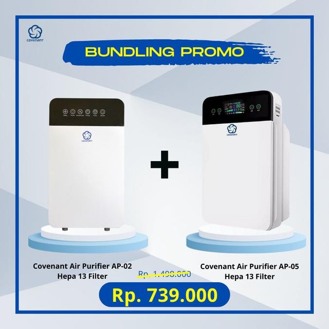 Promo Bundling Covenant Air Purifier AP-05+Covenant Air Purifier AP-02