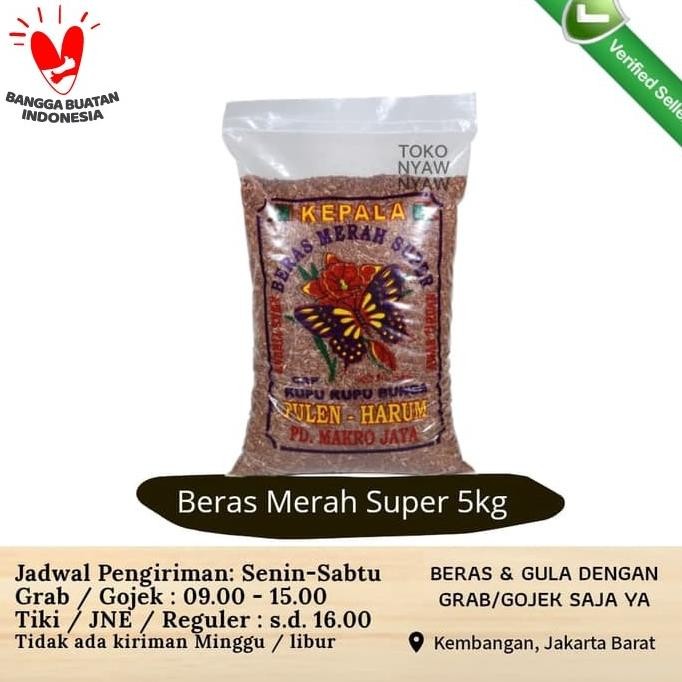 

Beras Merah Super 5kg (kepala 5 kg, best seller)