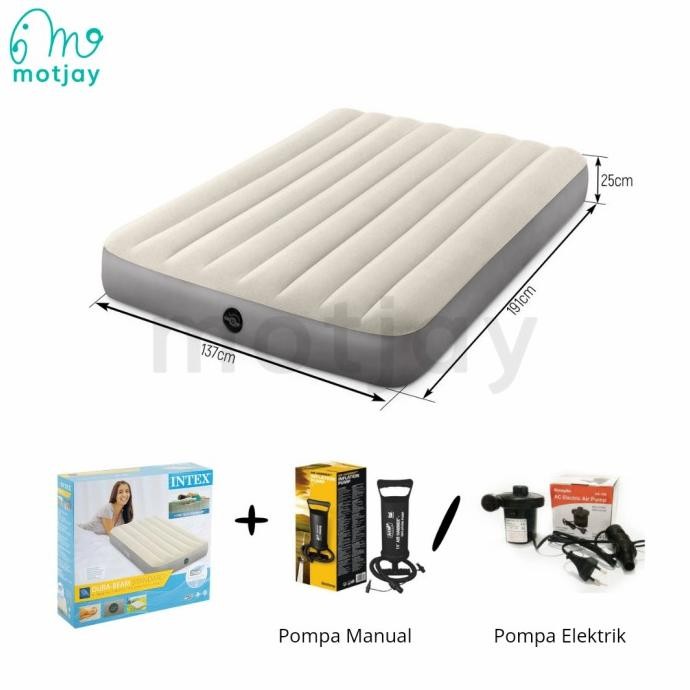 Kasur Angin Intex Durabeam Cream Twin Intex 64101