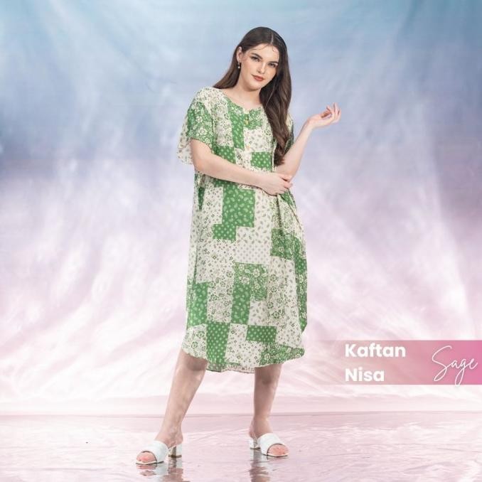Grosir Oriana Homewear Daster Busui Kaftan Nisa Series