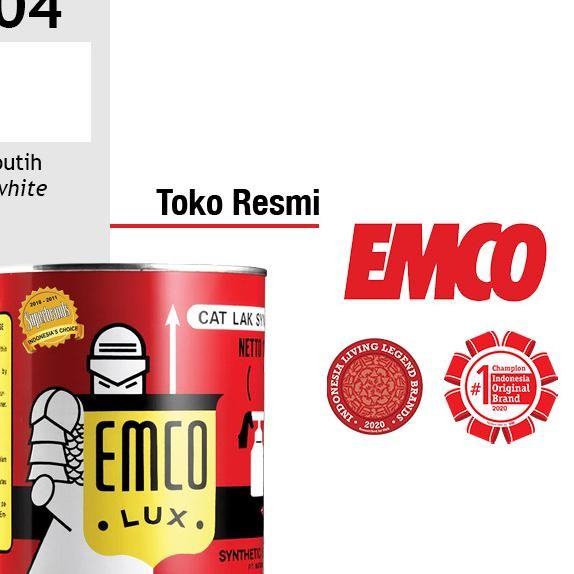 Cat Ayu Bei Emco Lu 1G Putih